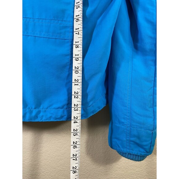 Hollister California Winter Jacket Teal Neon Green Women’s Large - Picture 9 of 16